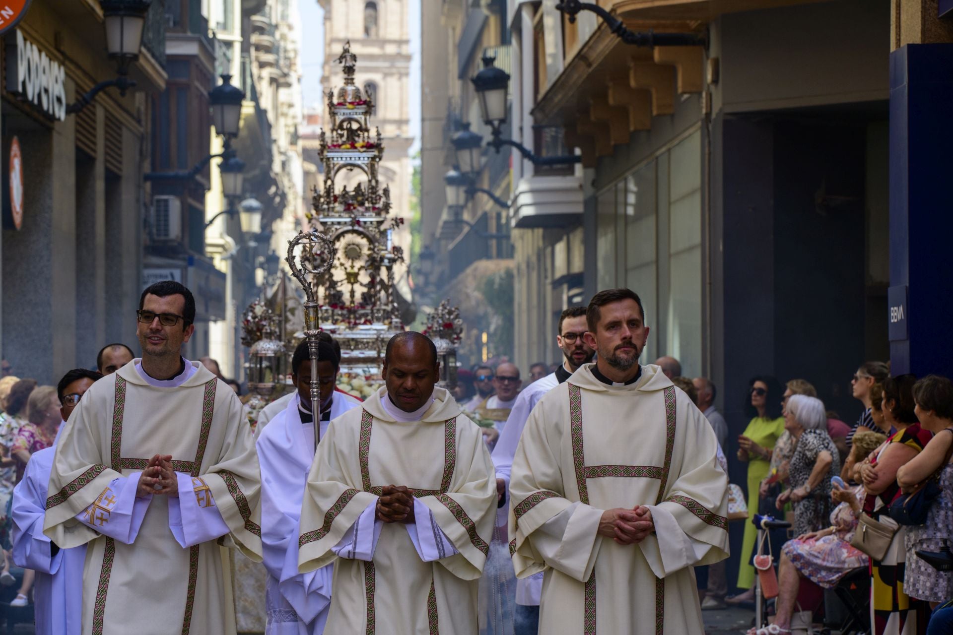 La procesión del Corpus Christi de Murcia, en imágenes
