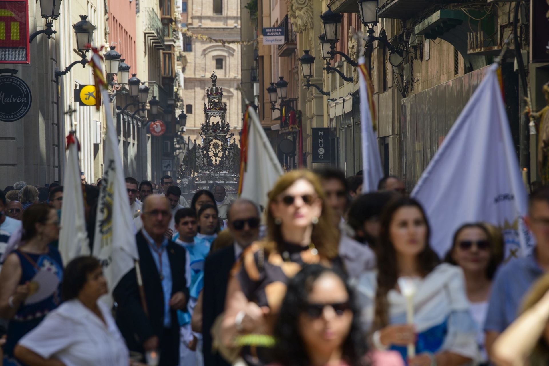 La procesión del Corpus Christi de Murcia, en imágenes
