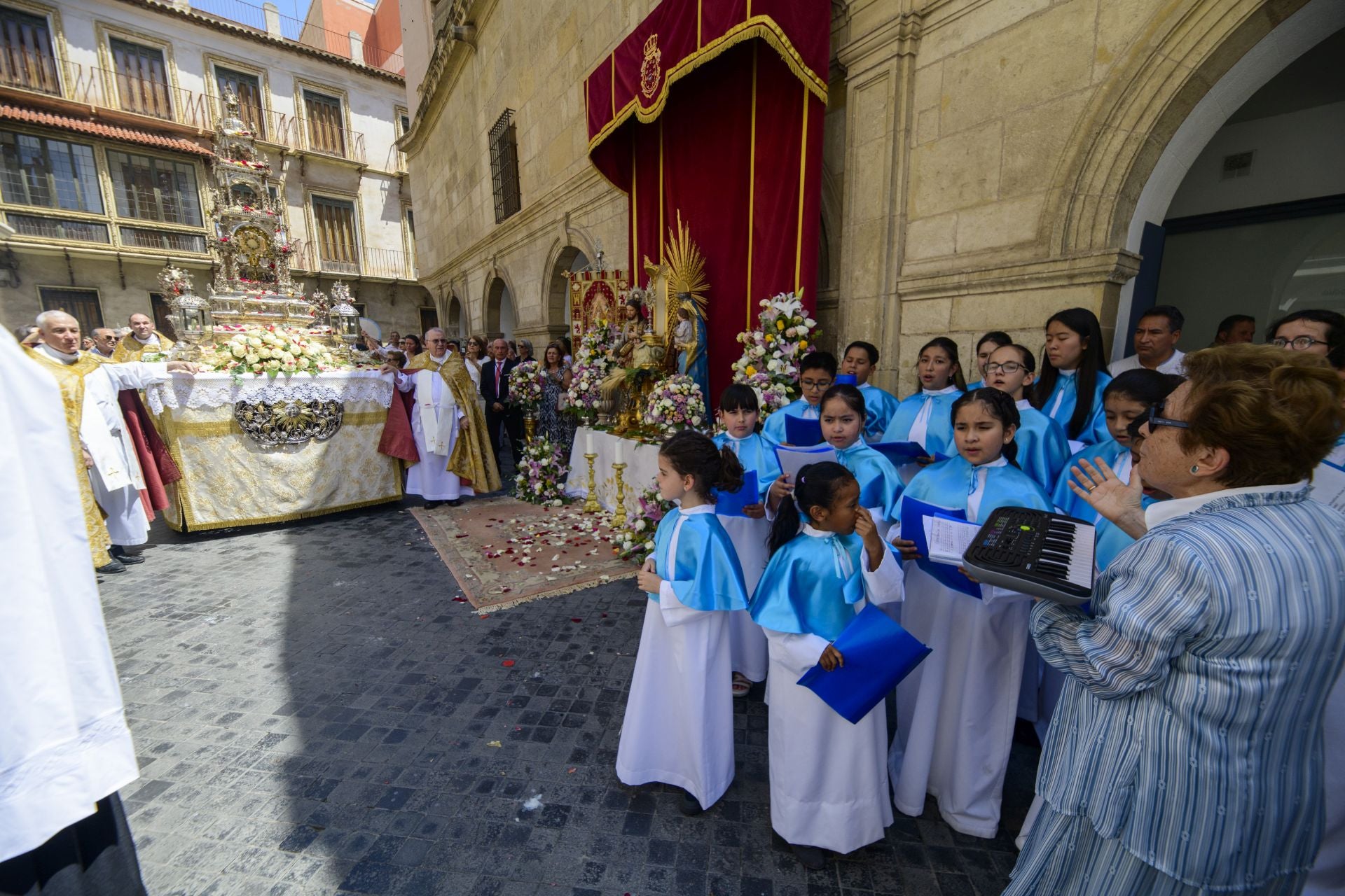 La procesión del Corpus Christi de Murcia, en imágenes