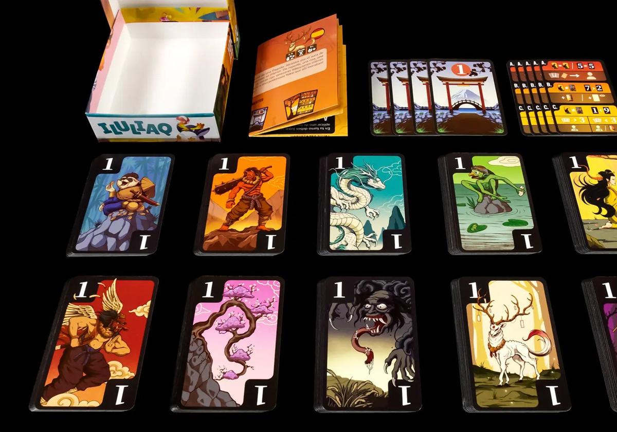 Imagen principal - Yokai Pagoda, que ganó el Premio del Público en el Festival Internacional de Juegos de Mesa de Córdoba en 2024. Solo en España, la editorial Pif Games ha vendido 17.000 unidades de este juego.