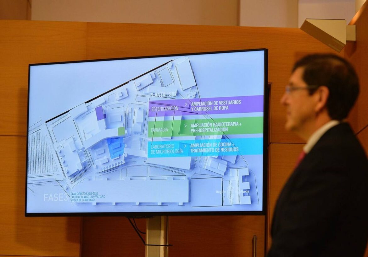 Salud destina 175.000 euros al plan de ampliación de La Arrixaca seis años después de anunciarlo