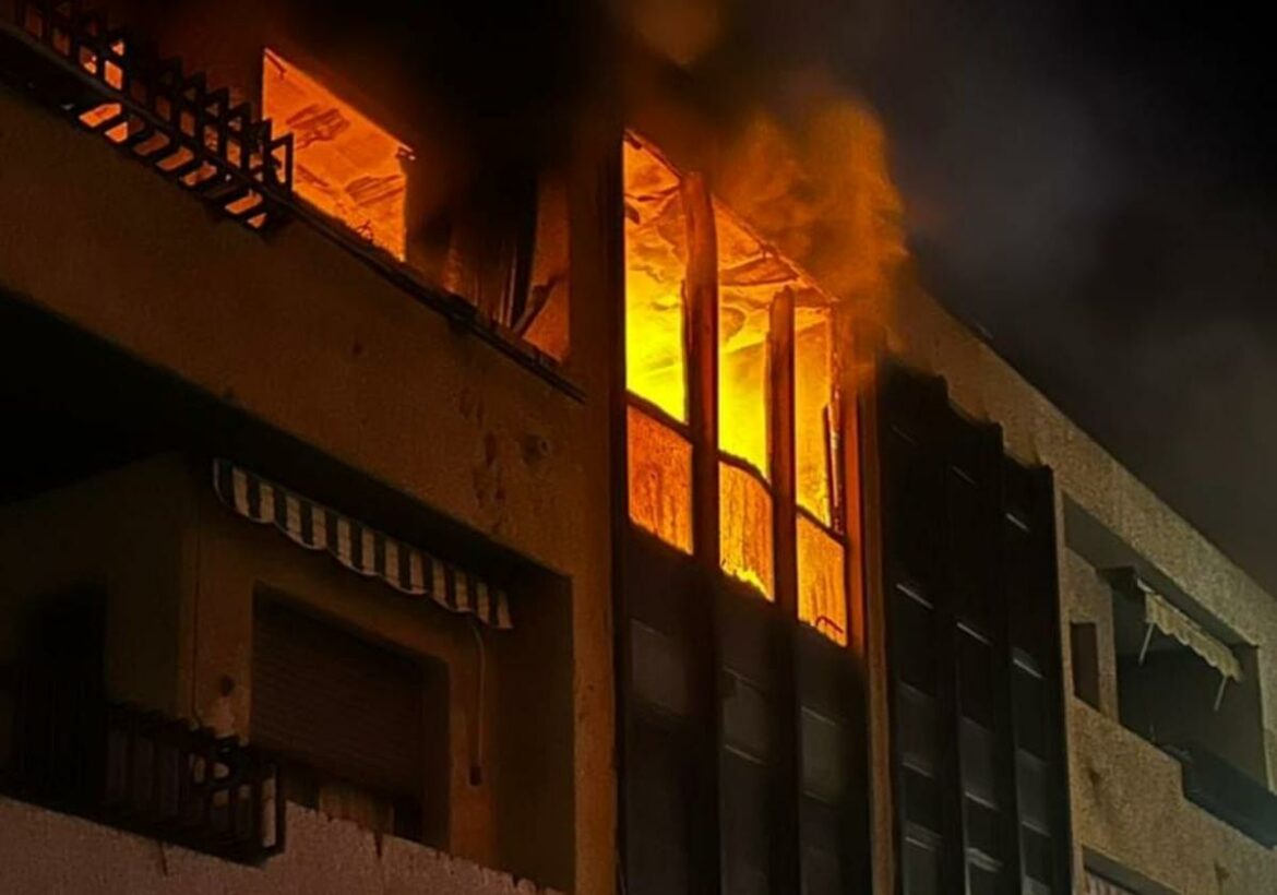 Muere un hombre al incendiarse una vivienda en San Javier