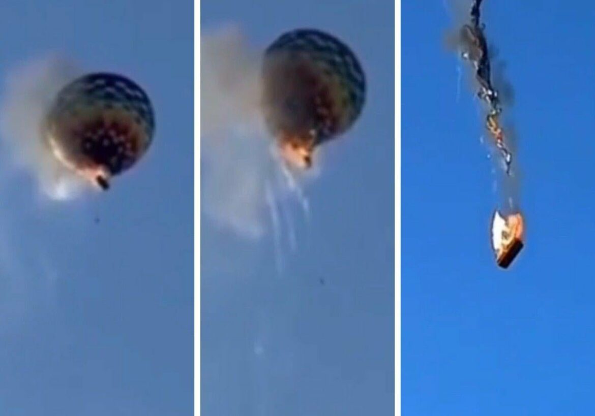 Ocho muertos al incendiarse un globo aerostático con 21 pasajeros en Brasil