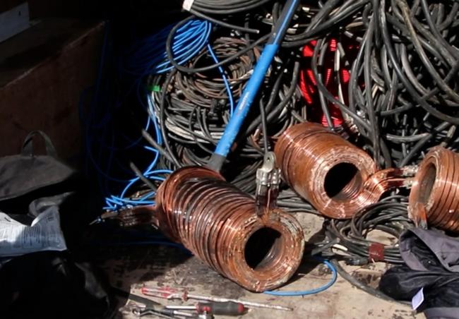 Desarticulan un grupo de butroneros que robó cobre por un valor cercano a los 600.000 euros