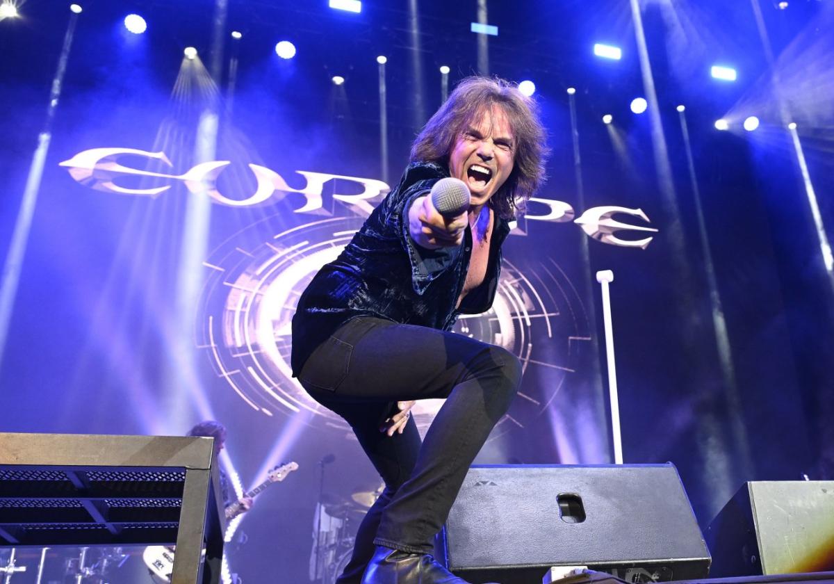 Concierto de Europe en la plaza de toros de Murcia.