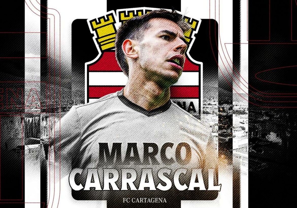 Marco Carrascal, un central sub 23 para completar el centro de la zaga del Cartagena
