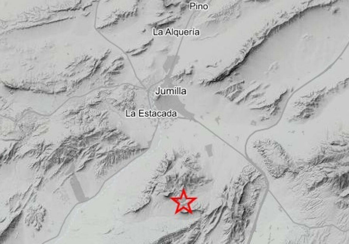 Un terremoto de más de 3 grados de magnitud despierta a Jumilla este sábado