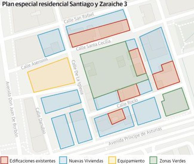 Rescatan un plan urbanístico en Murcia que permitirá levantar 300 pisos junto a Juan de Borbón