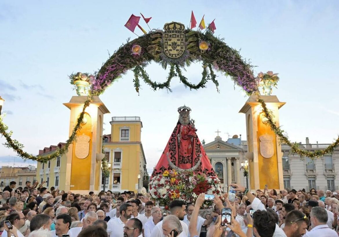La Virgen de la Fuensanta bajará a Murcia el 4 de septiembre, dando inicio a la Feria 2025