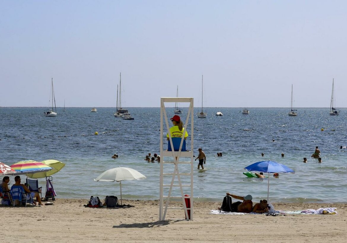Las lluvias de la pasada semana alivian el estrés ambiental del Mar Menor