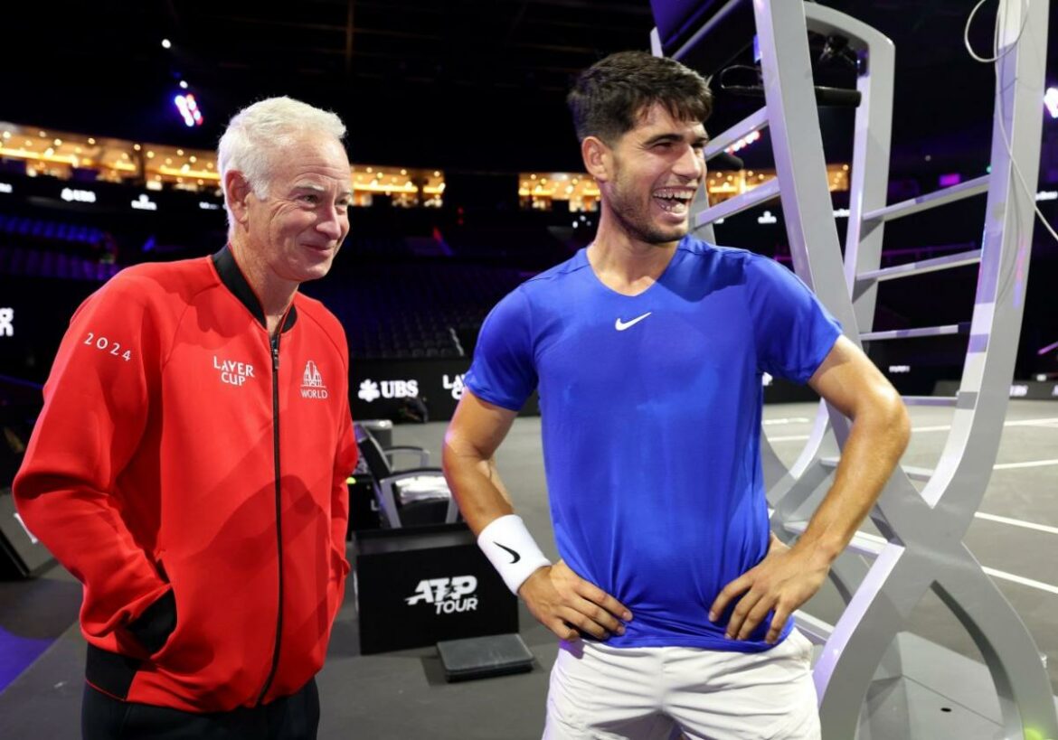 McEnroe lo tiene claro: «Carlos Alcaraz es el chico más talentoso que he visto en una pista»