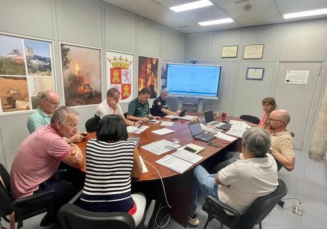Reunión del CECOPI en Castilla y León para analizar la situación de los incendios en esta comunidad.