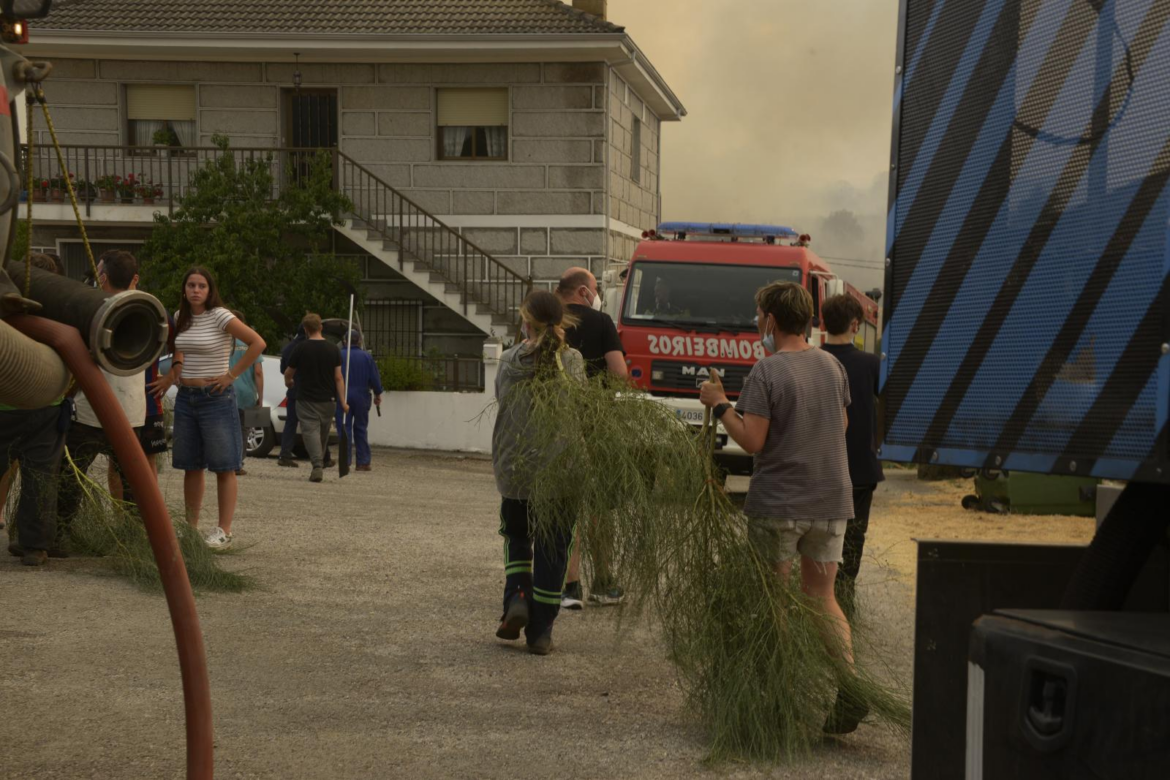 España cumple una semana de la grave ola incendios con especial atención a Orense