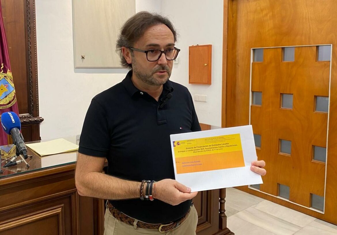 Lorca recibirá del Gobierno de España 3,3 millones de euros más que el año pasado