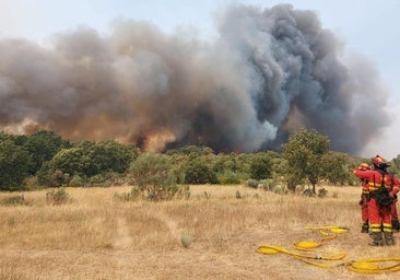 La Región de Murcia envía 20 efectivos a Extremadura para ayudar en la lucha contra el fuego