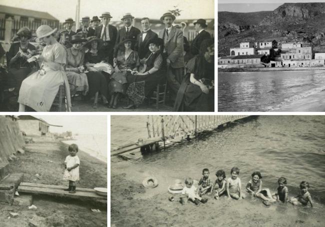 Los veranos de la familia Robinson Lizana y de Julio Lizana nadan entre Portmán, Cartagena y Los Nietos