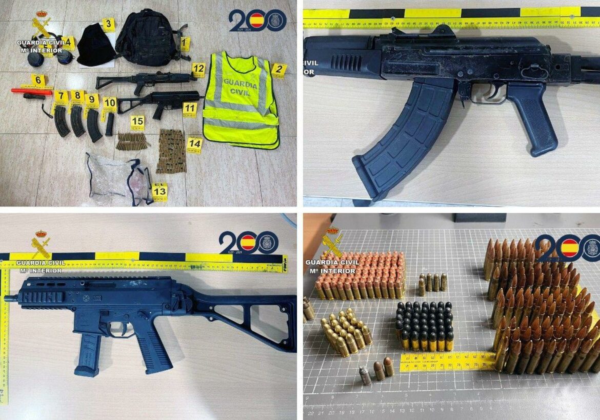Golpe a un grupo de Murcia y Ricoter que hacía ‘vuelcos’ con fusiles de asalto y simulando ser policías en Murcia y el Valle de Ricote