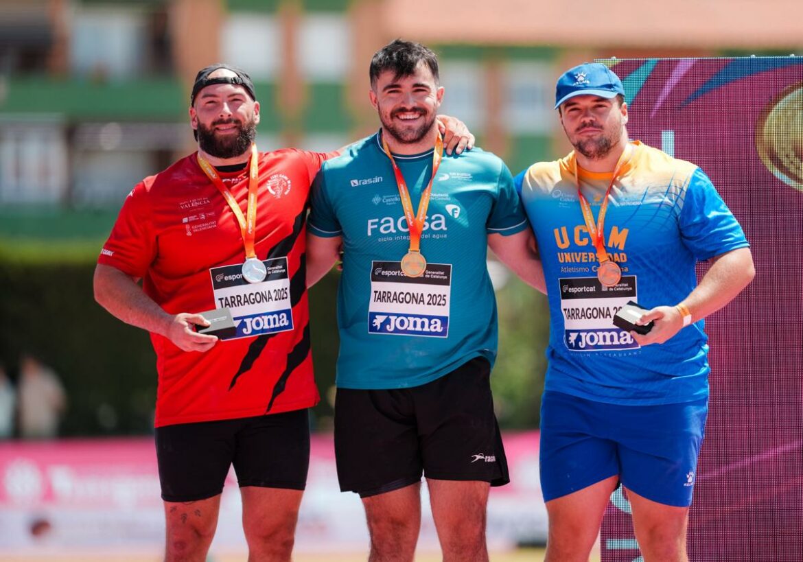 El lanzador de La Manga André Müller, bronce en el Campeonato de España