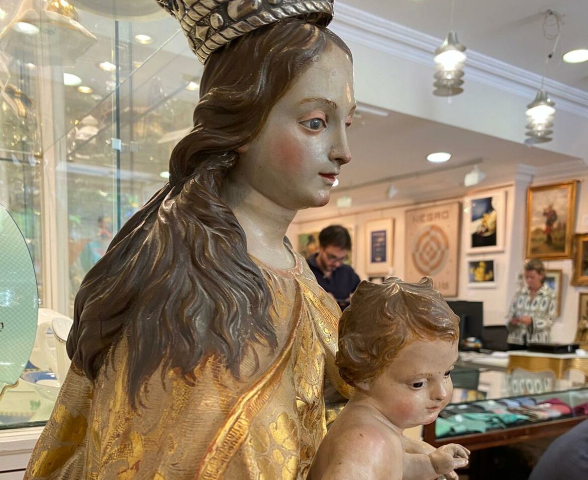 La talla de la Merced atribuida a Salzillo alcanza los 85.000 euros en la subasta
