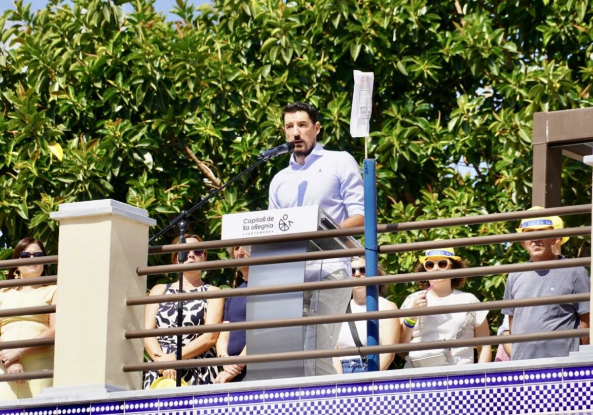 Toché, en el pregón de las fiestas: «En cada vestuario decía con orgullo que soy de Santomera, el limonar de Europa»