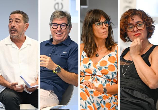 Juan Antonio Sánchez Morales, Juan Rodado, Paz Martínez Loné y Alessandra Sapoznik.