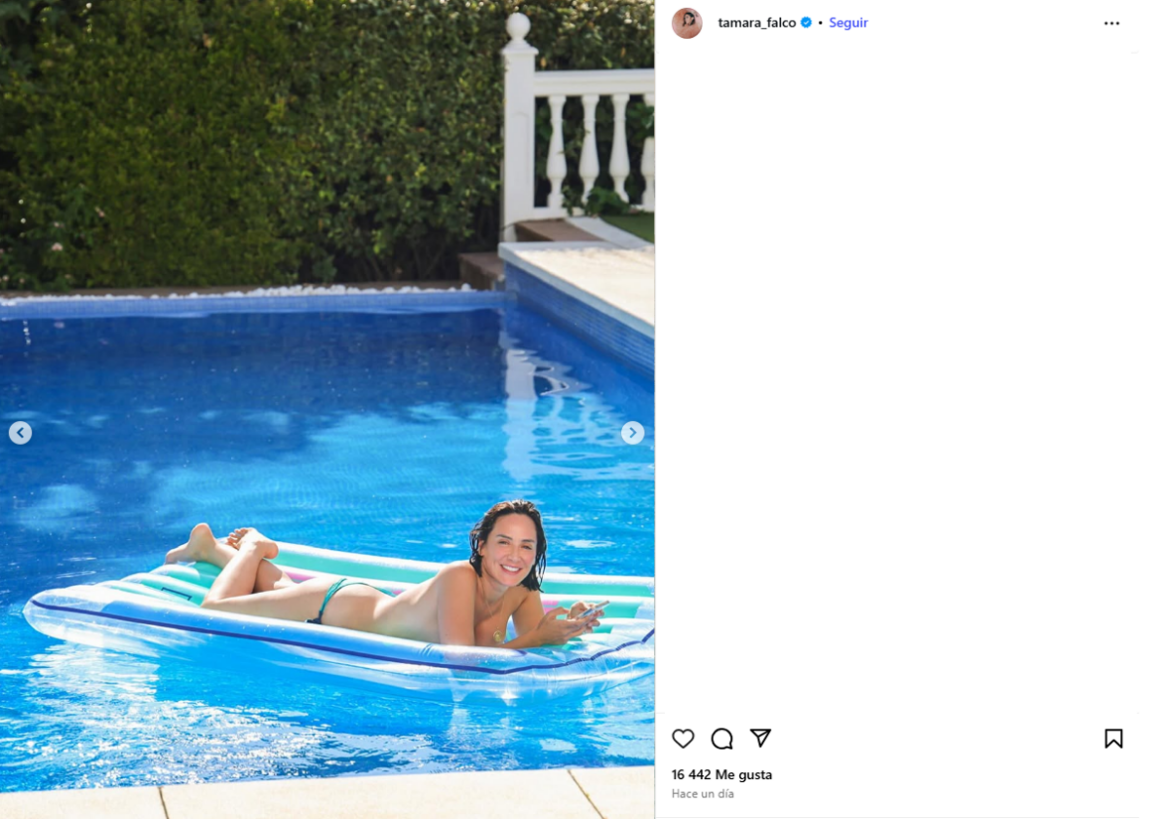 Las redes estallan contra Tamara Falcó por su último posado en ‘topless’