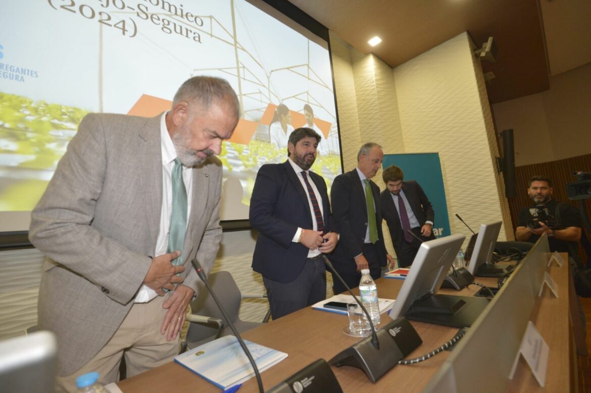 López Miras: «La hoja de ruta del Gobierno central con el agua nos condena a la sequía»
