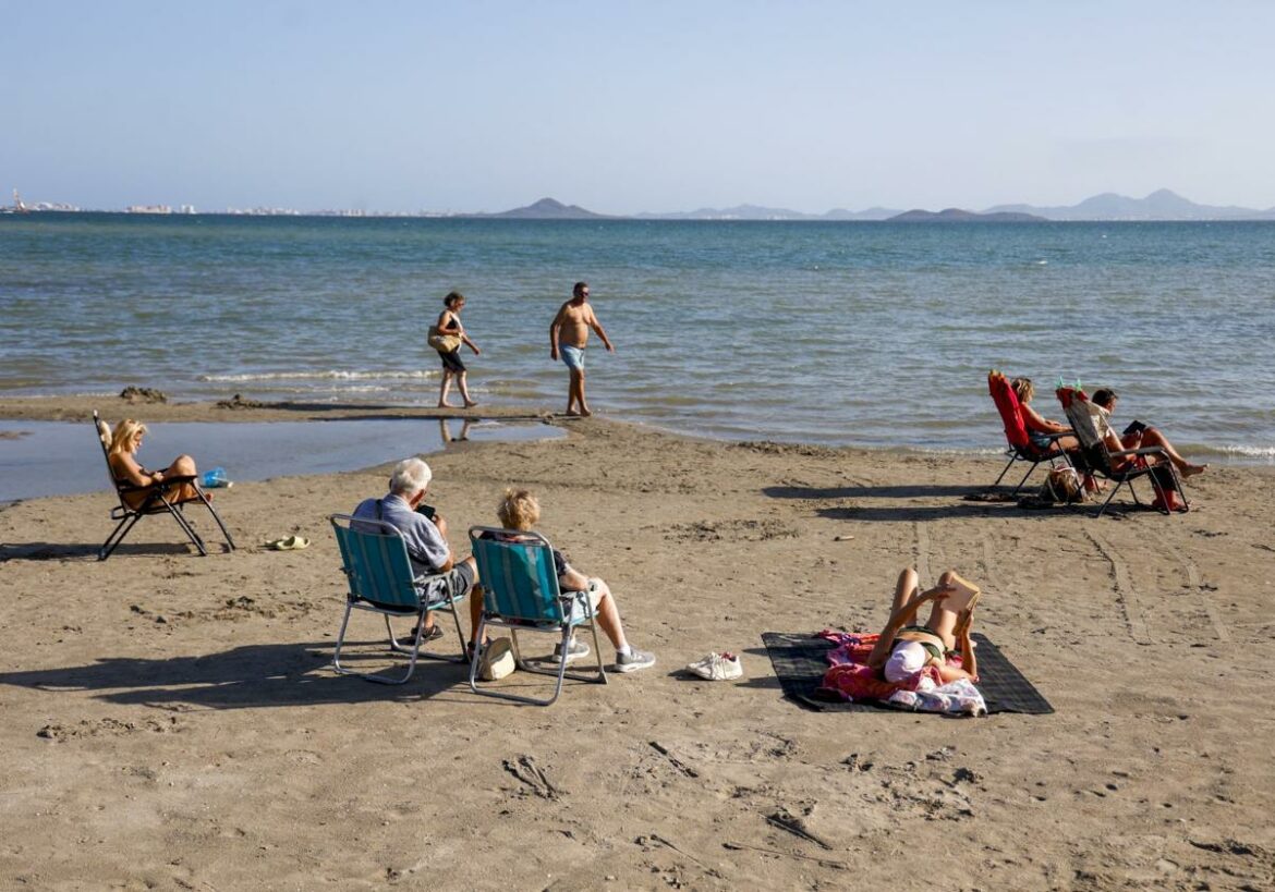 La dana dispara el nivel de clorofila en el Mar Menor y el IEO teme otra ‘sopa verde’