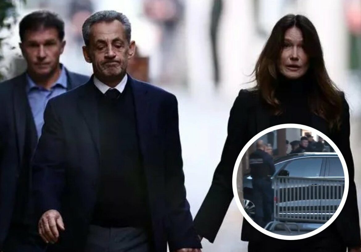 Sarkozy ingresa en la prisión de La Santé por la financiación irregular de su campaña