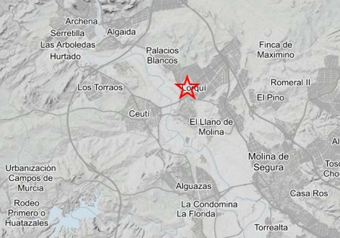 Dos terremotos se dejan sentir en Lorquí