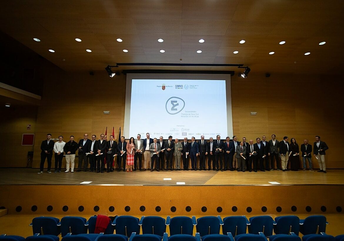 Los Premios de Obras Civil reconocen al Puerto de Cartagena, Aguas de Murcia y al ingeniero Juan Jódar