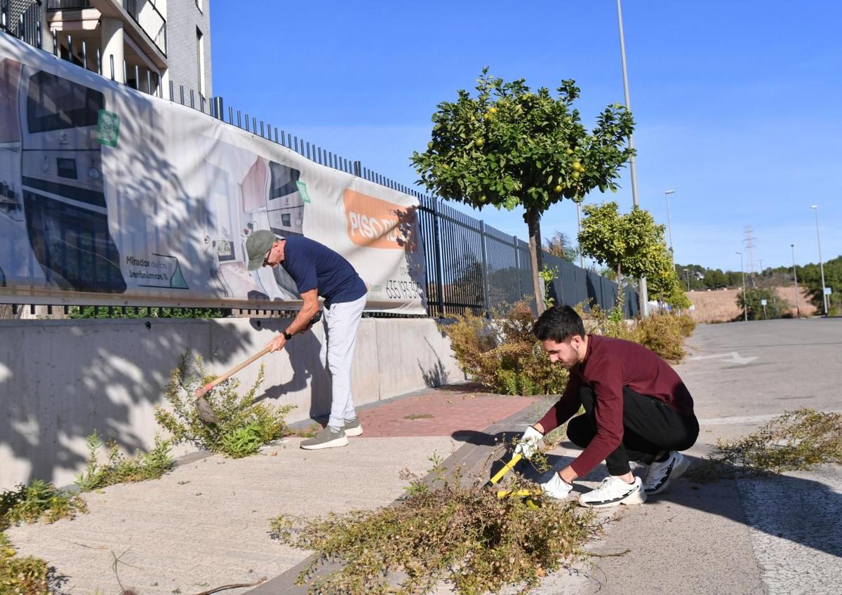 Imagen secundaria 1 - Vecinos de Guadalupe, en Murcia, en pie de guerra por la falta de limpieza: «Me da vergüenza que mis amigos vengan a casa»