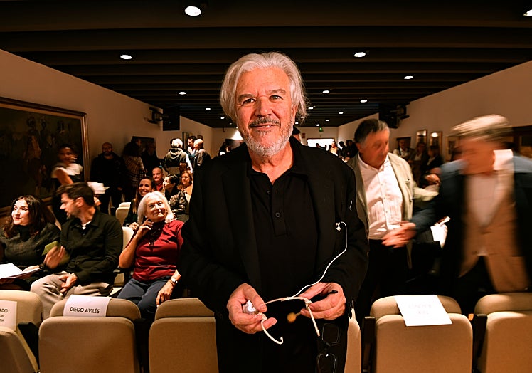 Antonio Arco, en el Centro Cultural Las Claras de la Fundación Cajamurcia.
