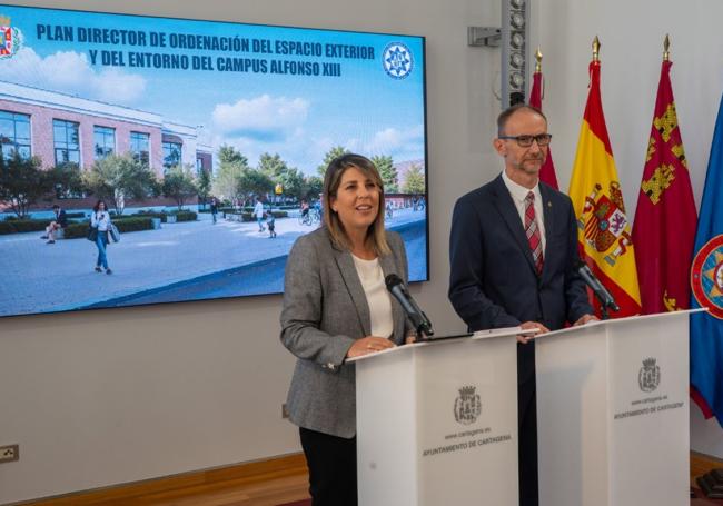 El campus del paseo Alfonso XIII de Cartagena eliminará el vallado exterior para integrarse en la ciudad