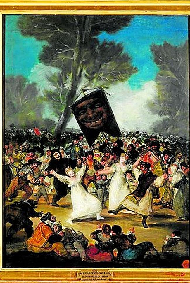 'El Entierro de la Sardina' de Goya.