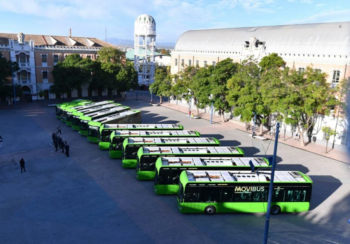 Nuevos autobuses eléctricos comenzarán a prestar servicio a partir de la próxima semana en las líneas autonómicas que gestiona Murcia