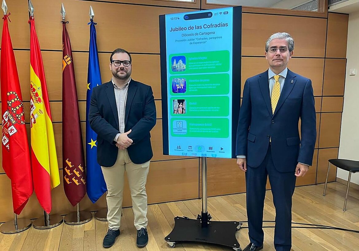 La aplicación ‘Magna Murcia 2025’ permitirá seguir minuto a minuto la procesión por el Jubileo de las Cofradías