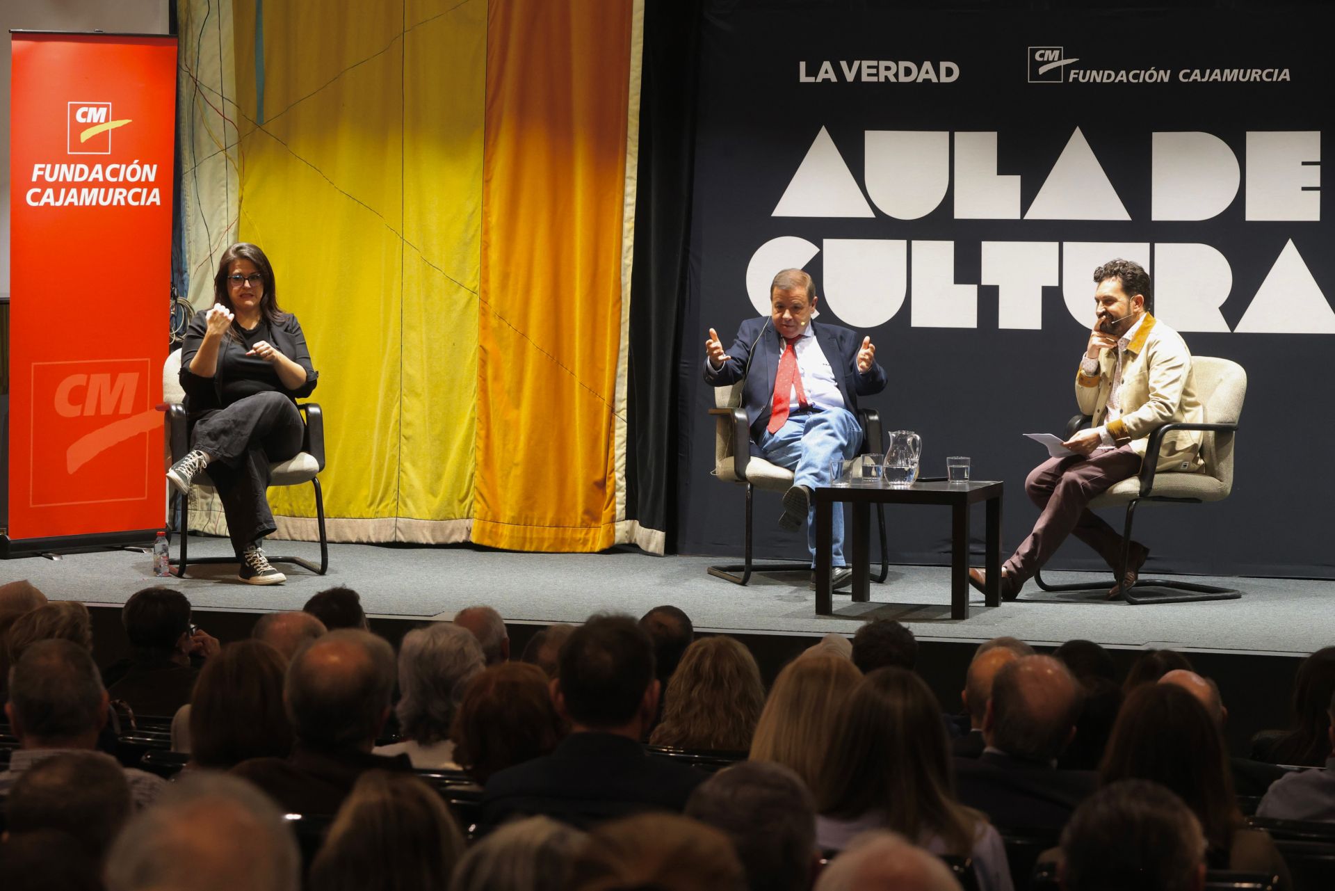 Pablo Ramírez, ciencia y vida en el Aula de Cultura de LA VERDAD, en imágenes