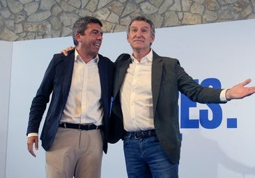 Feijóo y Mazón hablarán hoy con el futuro del presidente en el alero