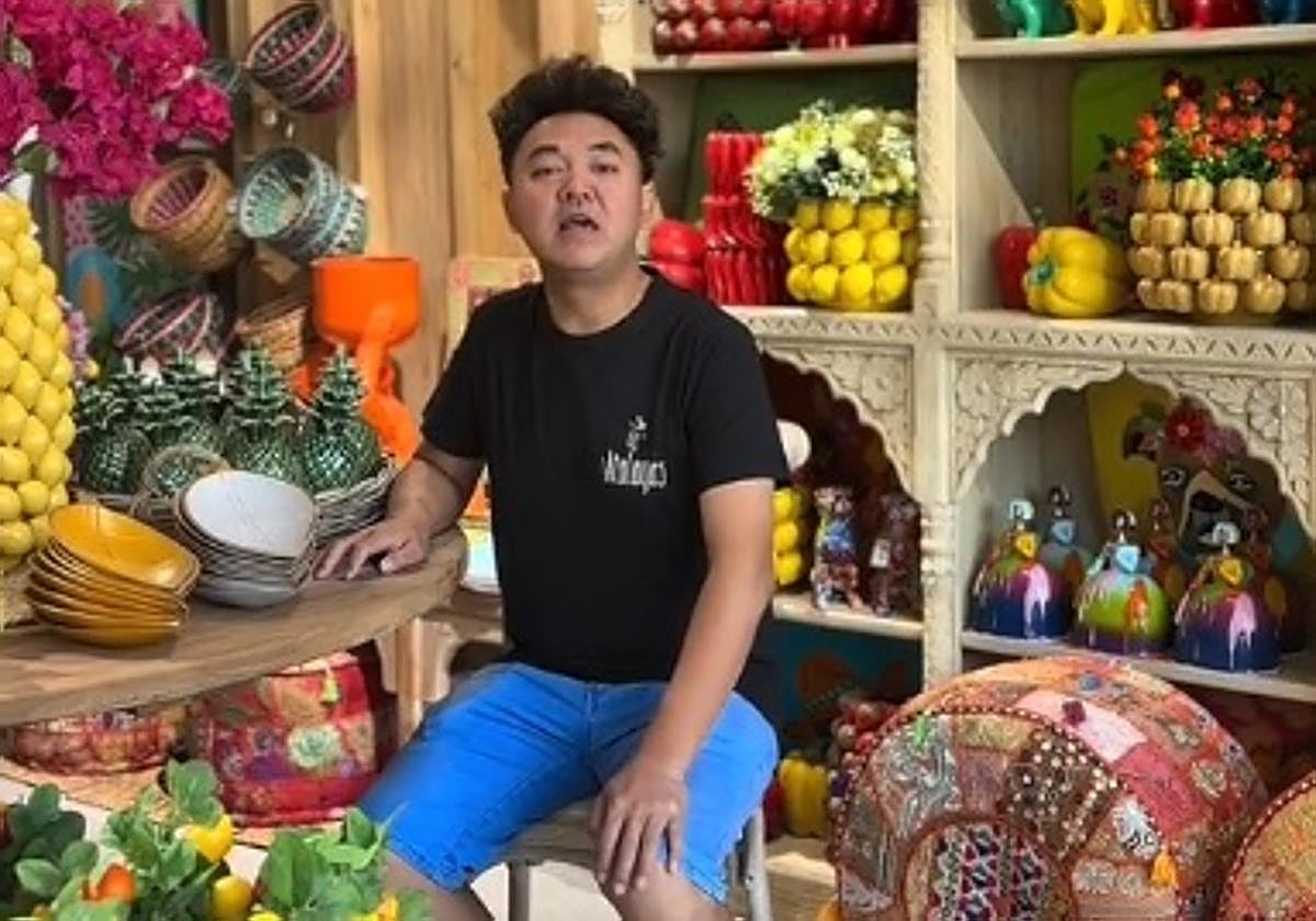 Jin Ye, en Hiper Atalayas de Murcia.