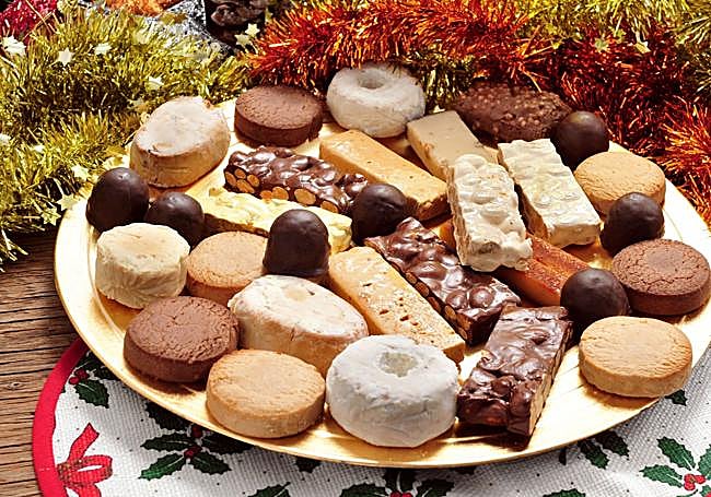 Dulces navideños.