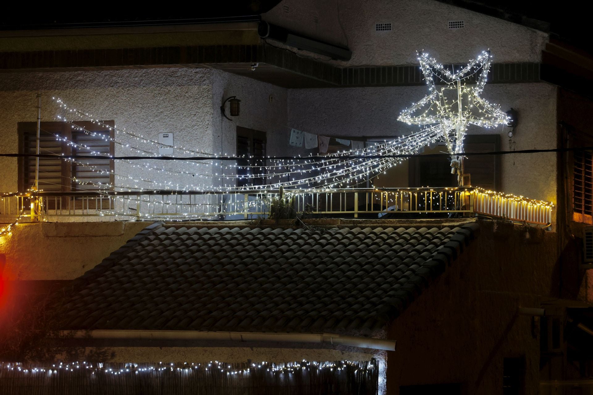 Derroche de luz navideña en pedanías de Murcia