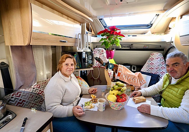 Navidad sobre ruedas: así viven estas fiestas en Murcia los que optan por pasarlas en su autocaravana
