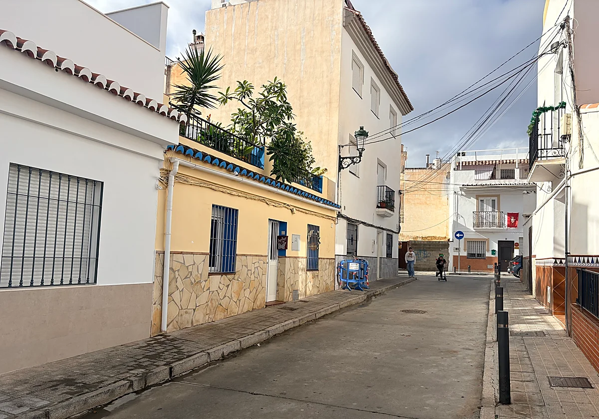 Imagen de la vivienda en la que ocurrieron los hechos en la noche de este pasado martes.