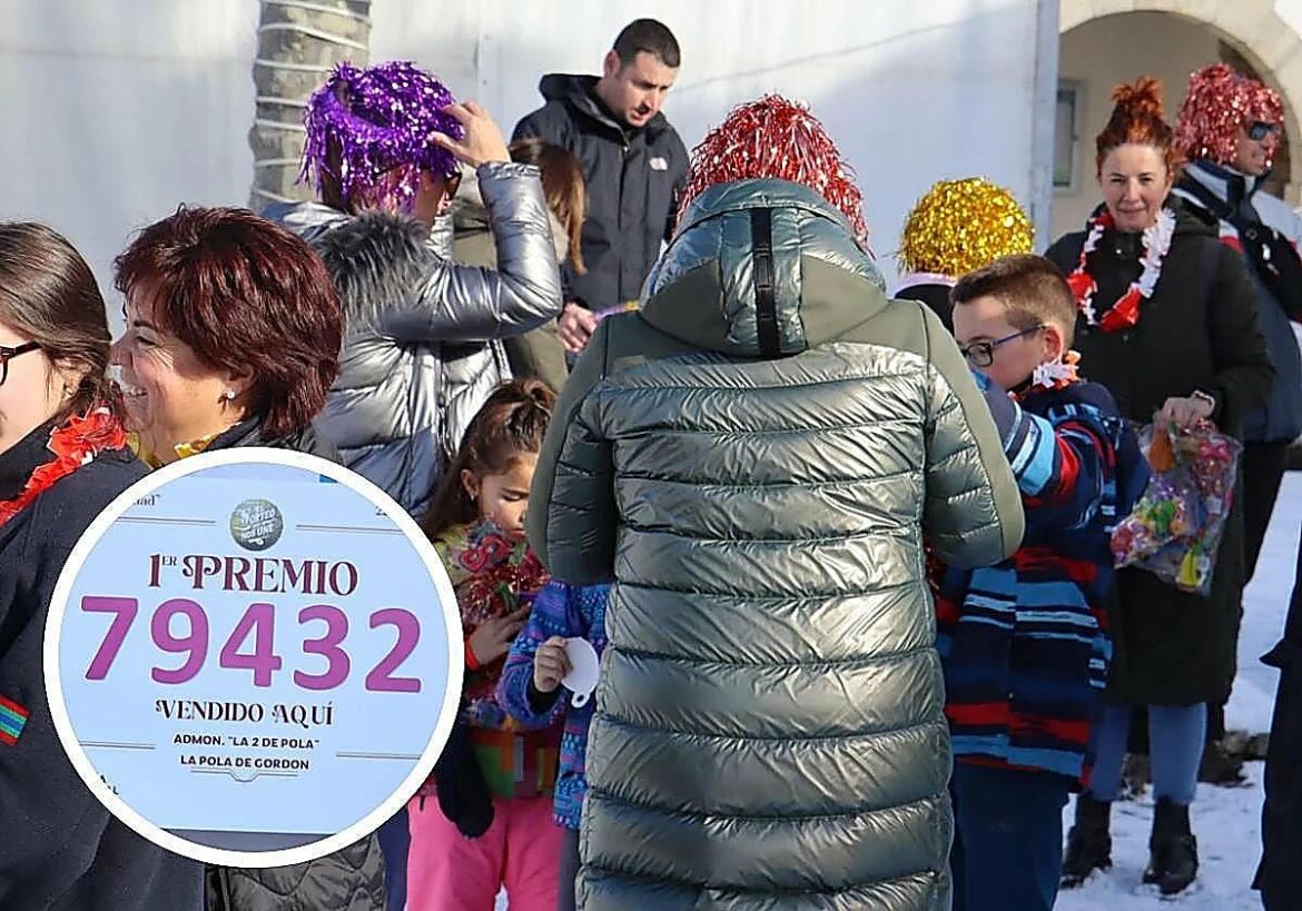 Un pueblo leonés vende diez décimos más del Gordo de los que tenía asignados