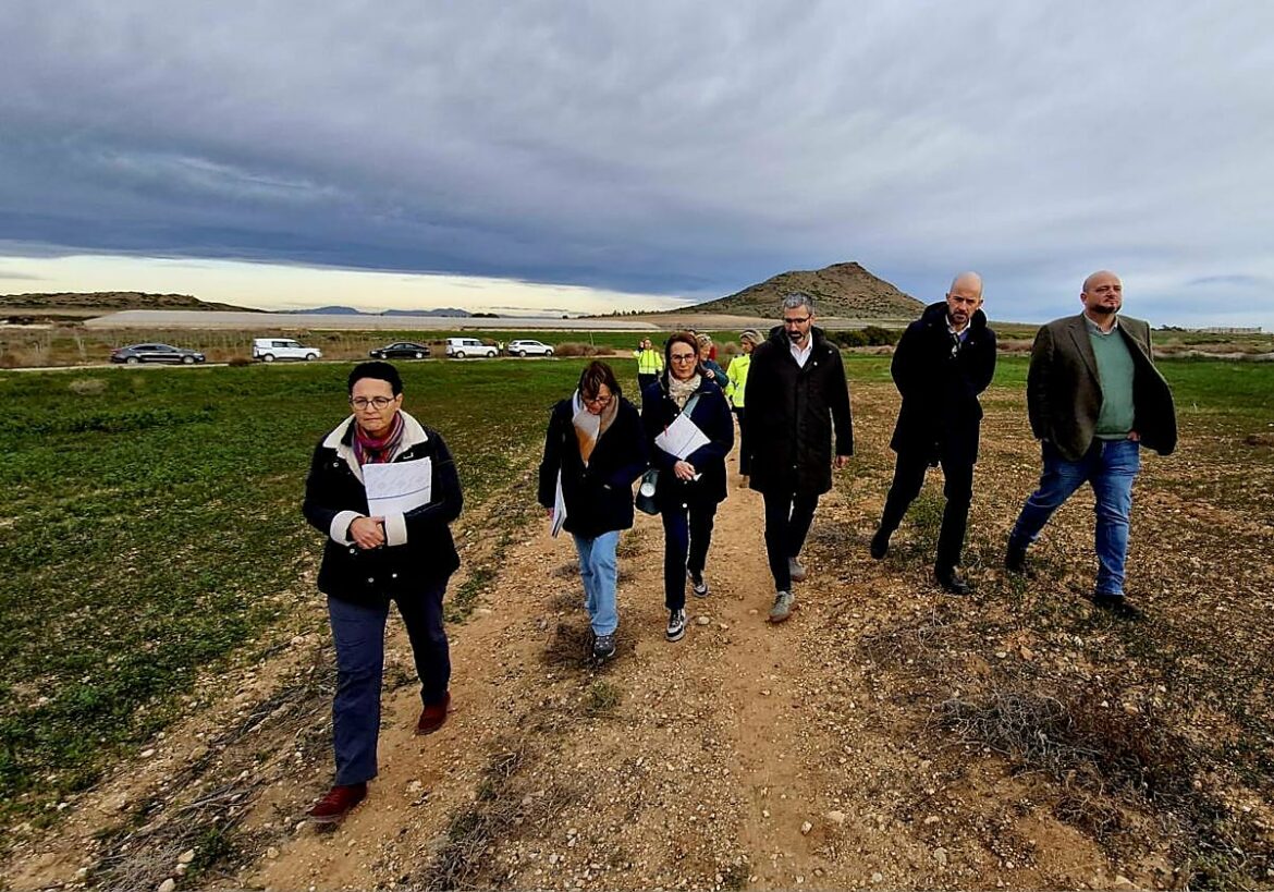 Una finca agrícola en el entorno del Carmolí, primer paso del cinturón verde del Mar Menor