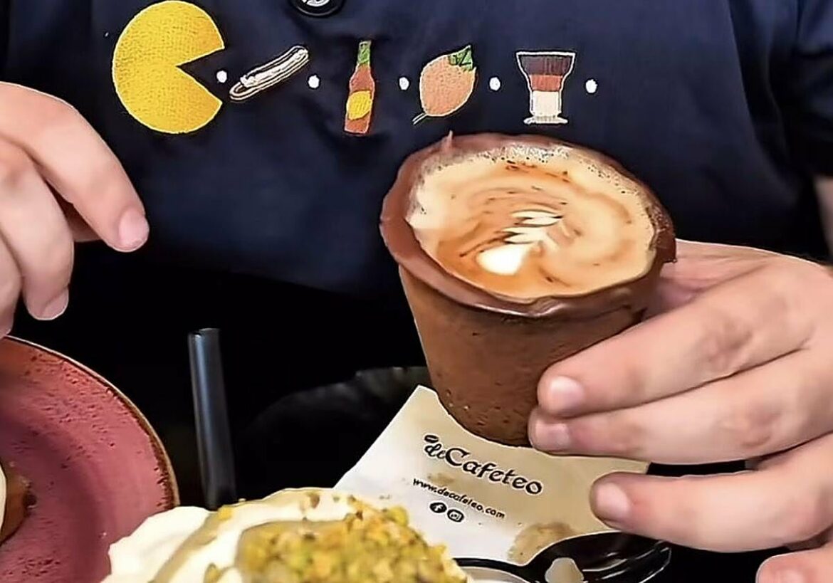 El local de Murcia que sirve el café en un vaso comestible: así es la nueva propuesta ‘foodie’