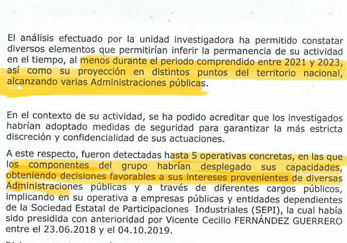 Los papeles de la trama de la fontanera: tres años de amaños con la ayuda de «diferentes cargos públicos»