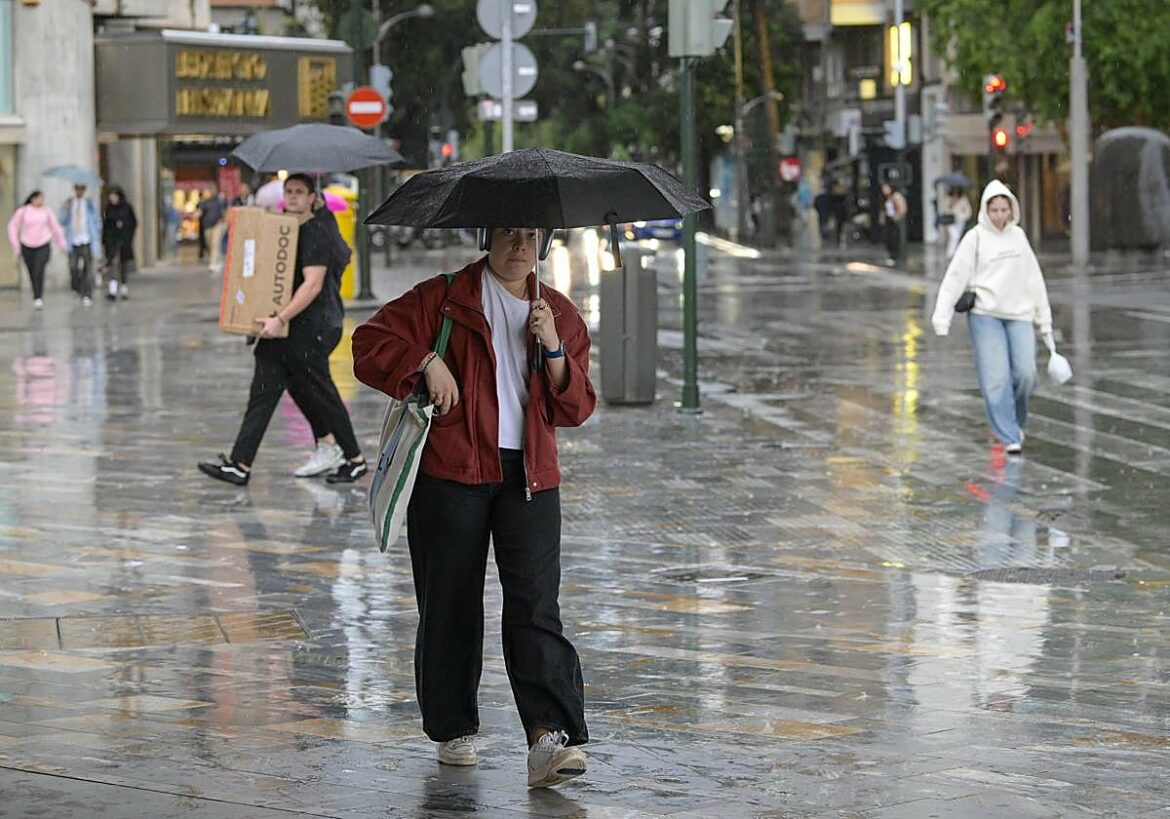 Una dana llega a España: vuelven las lluvias a la Región de Murcia este fin de semana