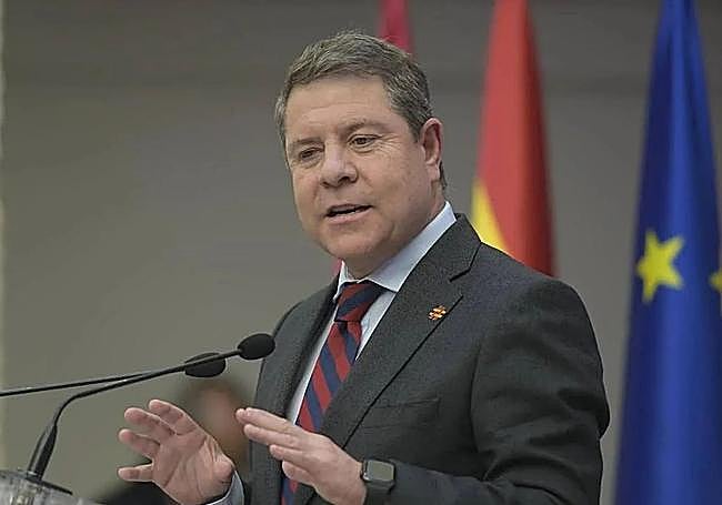 Emiliano García-Page, presidente de Castilla-La Mancha, en una imagen de archivo.